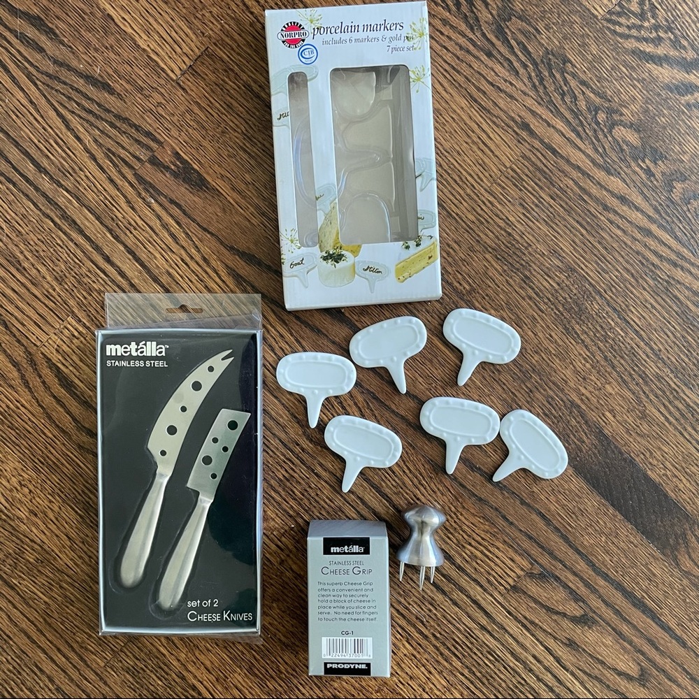 Cheese Serving Set Charcuterie 9pc Serving Set